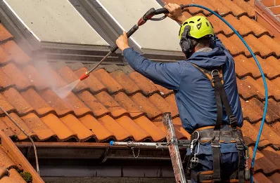 Démoussage et hydrofuge de toiture à Prey